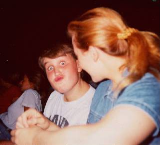 A picture of my little brother 
at a Cranberries Concert